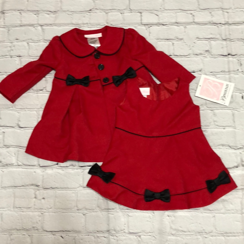 Bonnie baby Dress and coat set